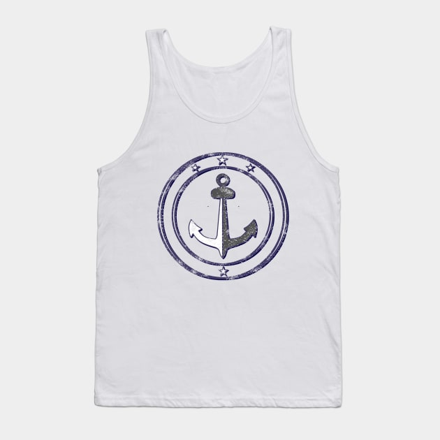 maritime anchor Tank Top by Bianka